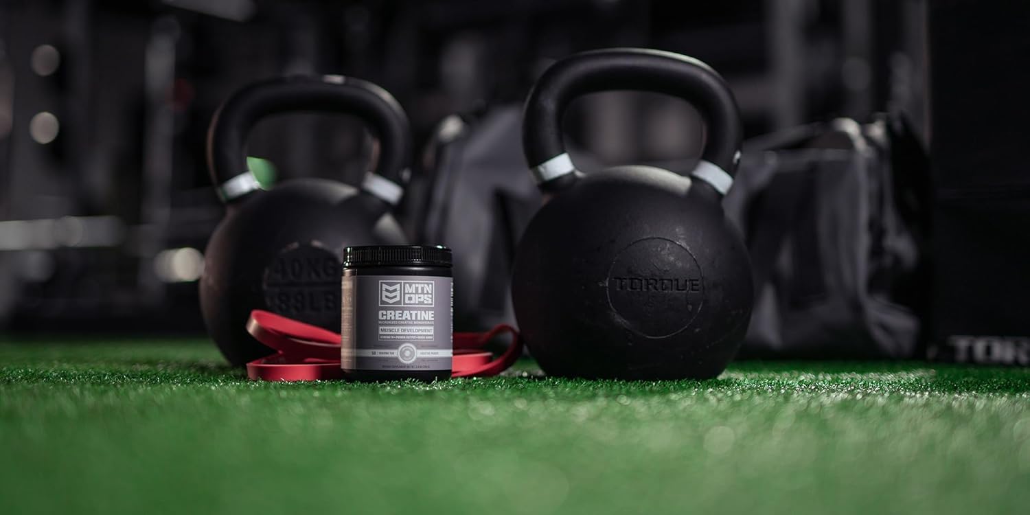 100% Pure Micronized Creatine Monohydrate Powder - Unflavored, 50 Servings for Muscle Mass, Strength & Power