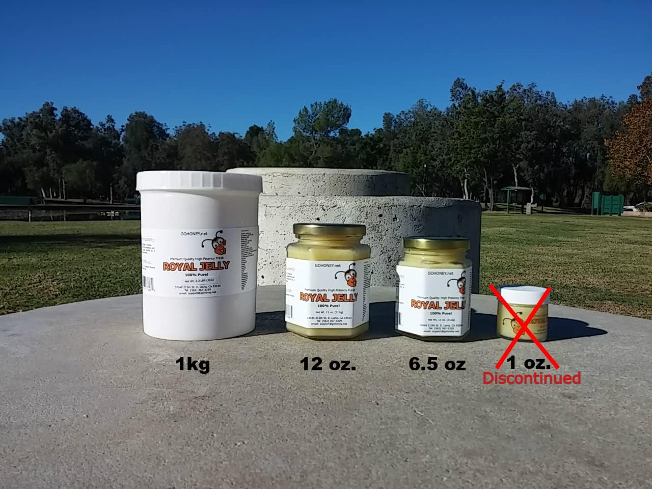 100% Pure Organic Fresh Royal Jelly Raw Unprocessed Natural High Potency (6.5 oz) - Go Honey