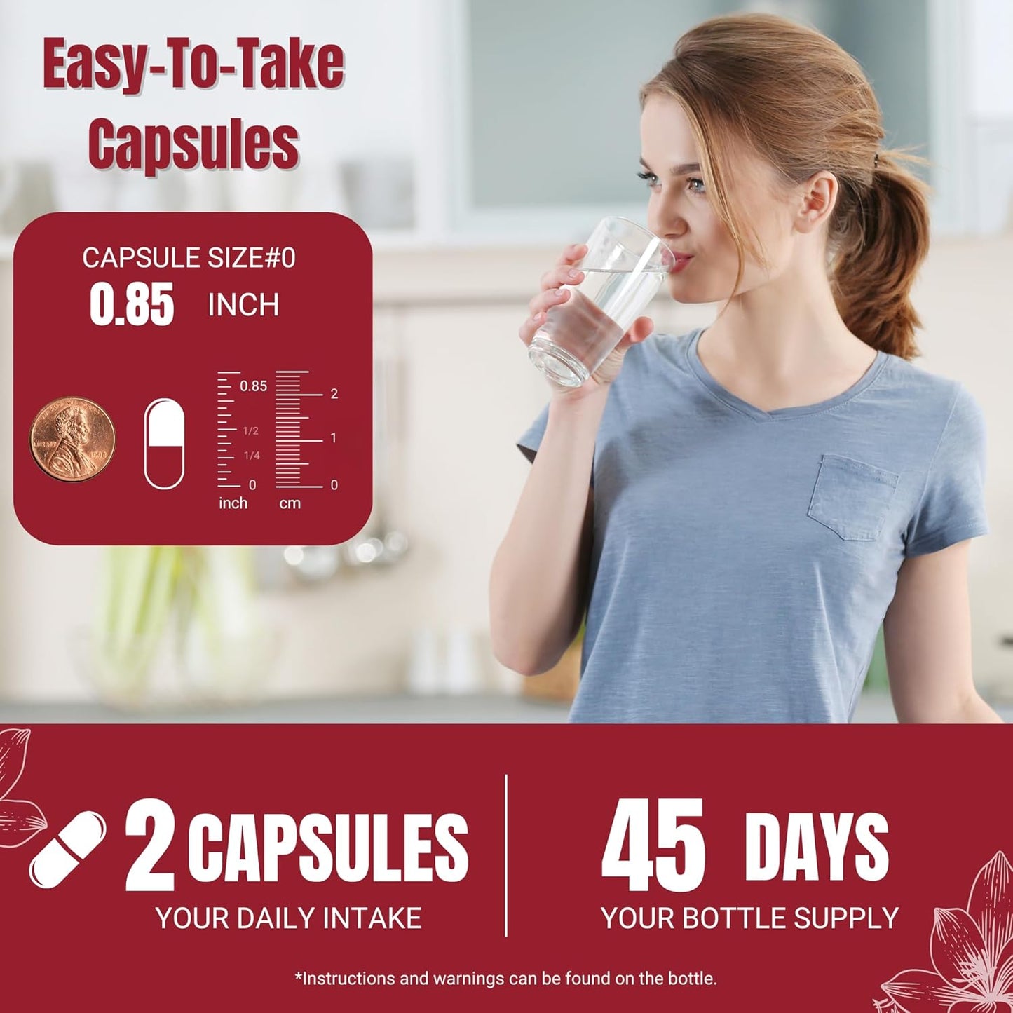 100% Pure Saffron Extract Capsules for Mood, Focus, Digestion, and Eye Health - Made in USA - 90 Capsules