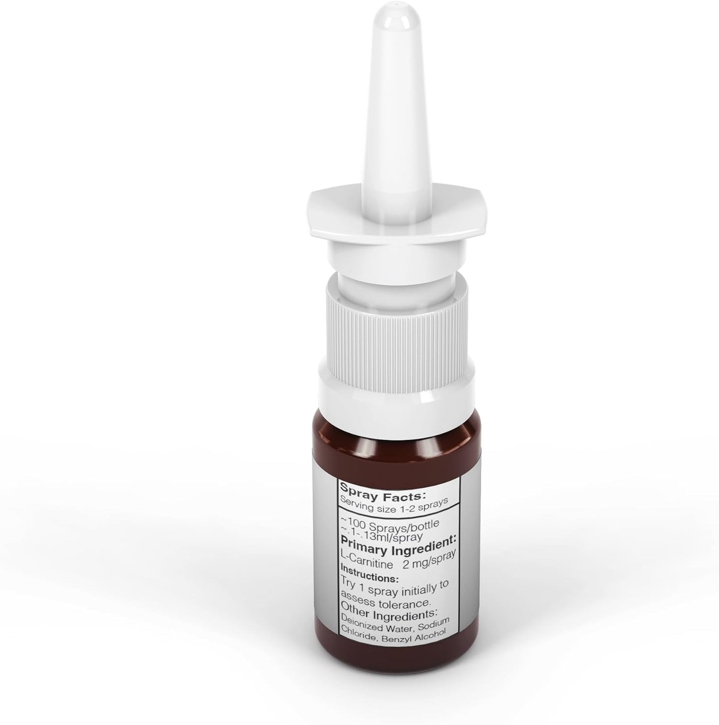 100 Spray Bottles of Bulk Essentials L-Carnitine Spray for Performance, Brain Health, Energy, and Metabolism Boost