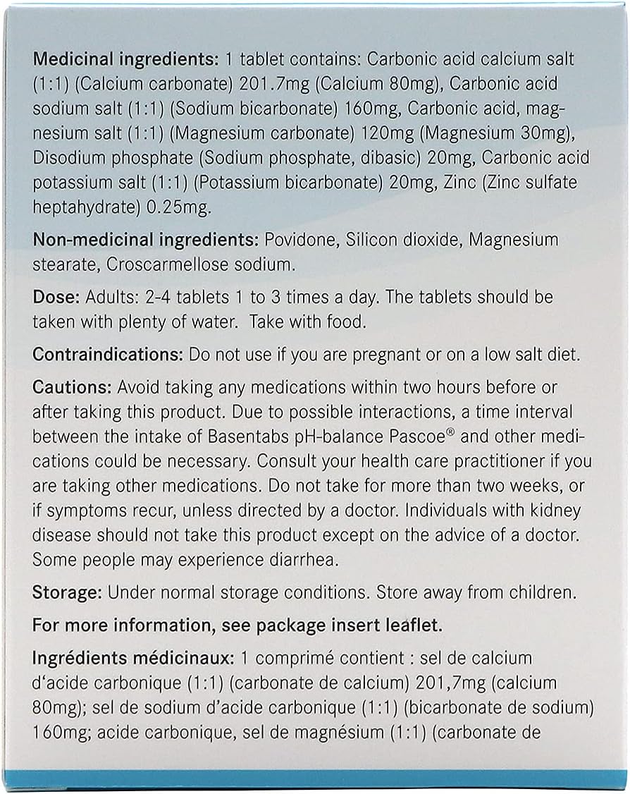 100 Tablets pH Balance Supplement for Alkaline Support and Digestive Health