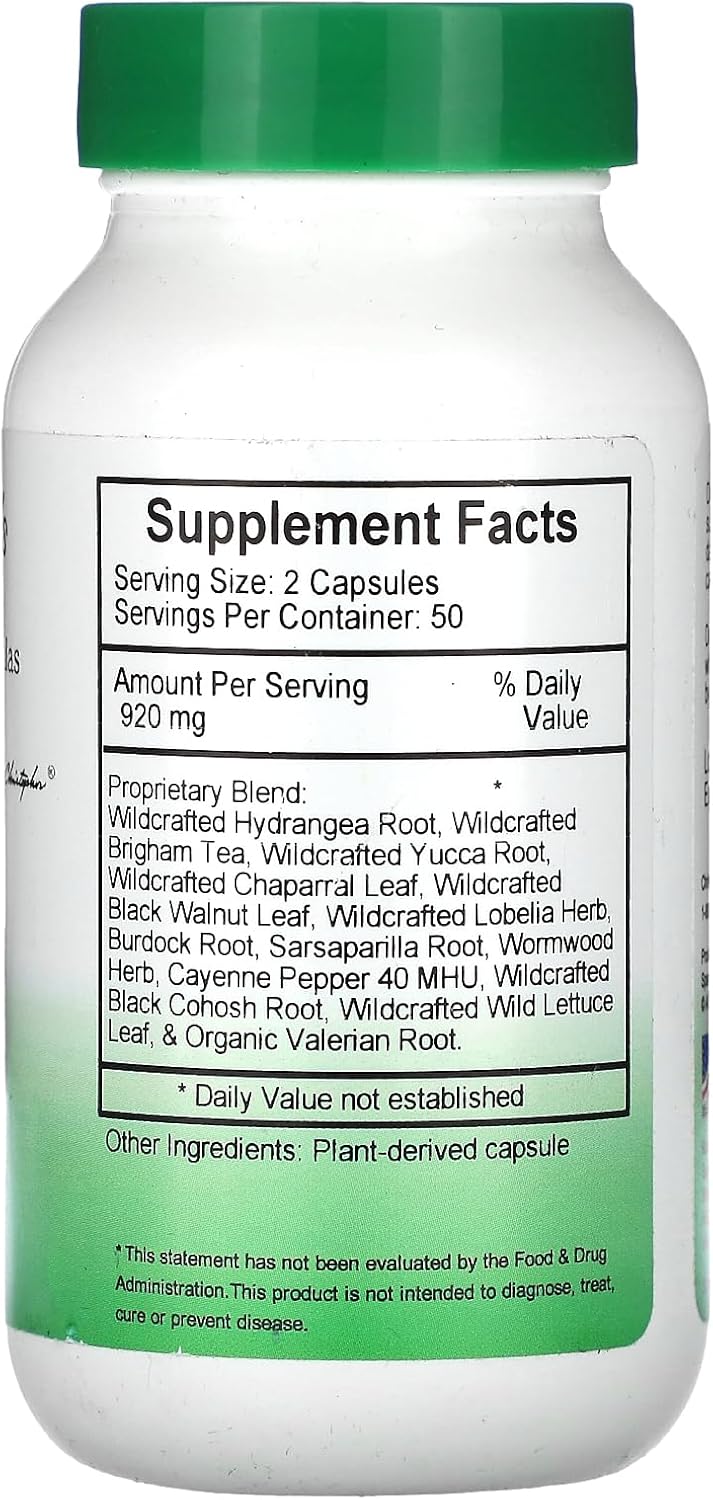 100 Vegetarian Capsules Dr. Christopher's Joint Formula for Joint Health