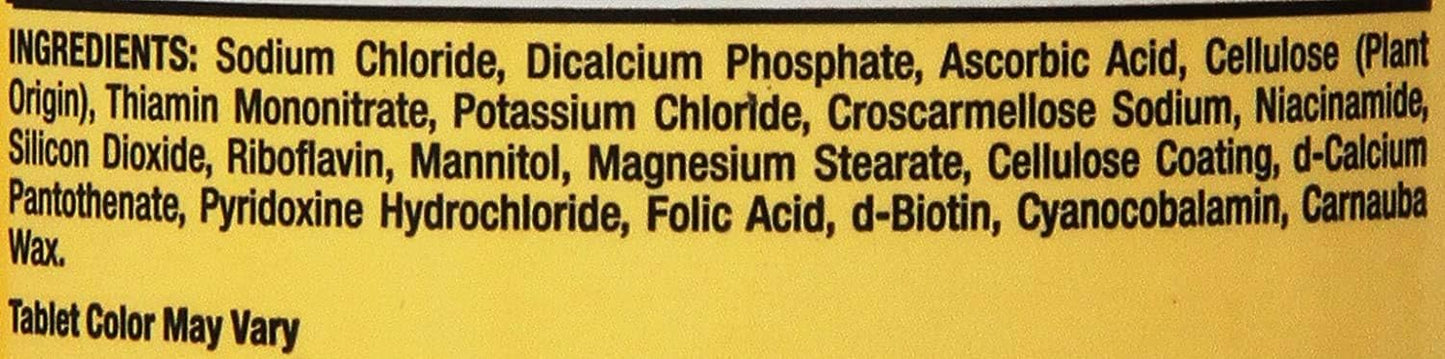 1000 Count Kirkland Signature Super B-Complex with Electrolytes Tablets - Pack of 2