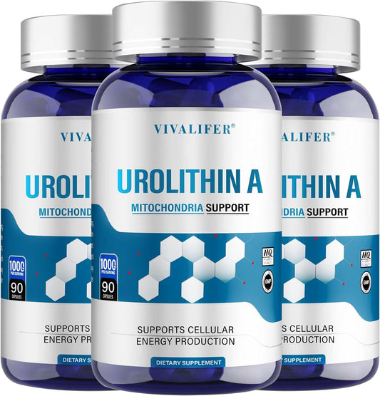 1000 mg Urolithin A Supplement Softgels for Antioxidant Protection & Aging Support - 270 Count