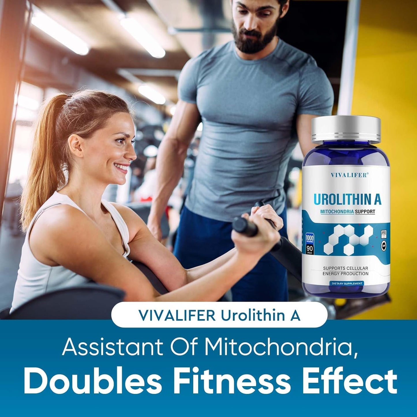 1000 mg Urolithin A Supplement Softgels for Antioxidant Protection & Aging Support - 270 Count