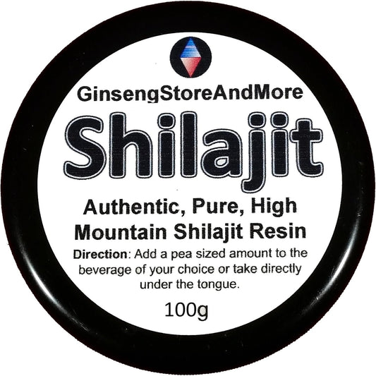 1000 Servings of Authentic High Mountain Shilajit Resin (100g) - Pure Source of Fulvic Acid and Trace Minerals, Energy Boost for Men and Women