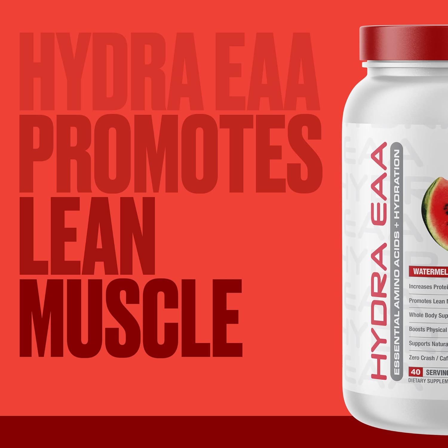 1000g Metabolic Nutrition Hydra EAA: Essential Amino Acids + Hydration, EAAs, BCAAs, Glutamine, Electrolytes, Coconut Water & Glycerol - Fruit Punch Flavor