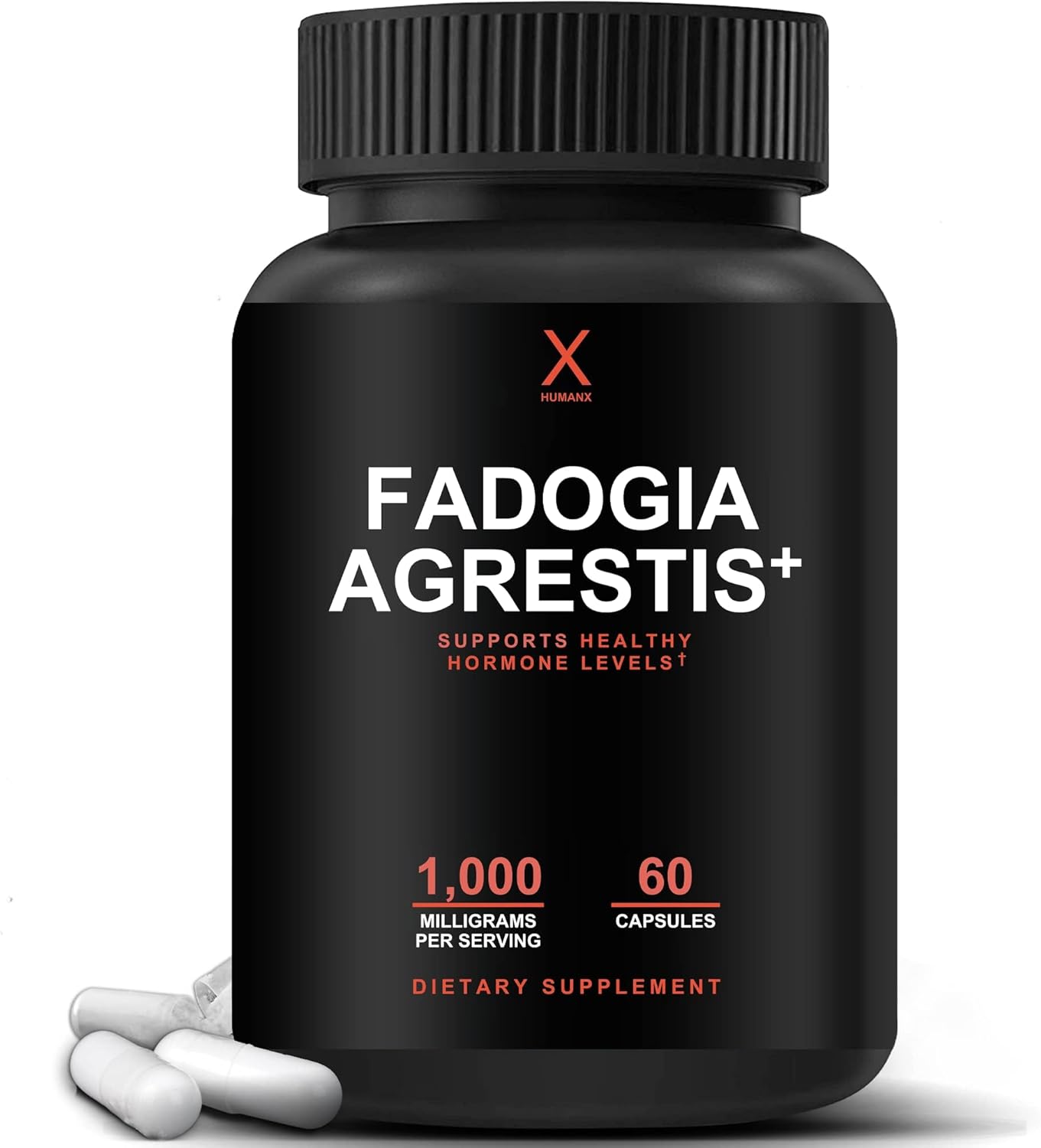 1000mg Fadogia Agrestis, Tongkat Ali & Beta Ecdysterone Supplement - USA Third Party Tested for Athletic Performance & Muscle Mass - Veggie Caps
