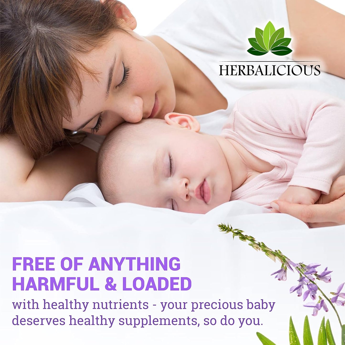 1000mg Herbal Goat's Rue Capsules - Natural Galega Officinalis Breastfeeding Supplement - Supports Breast Milk Production - 100 Capsules