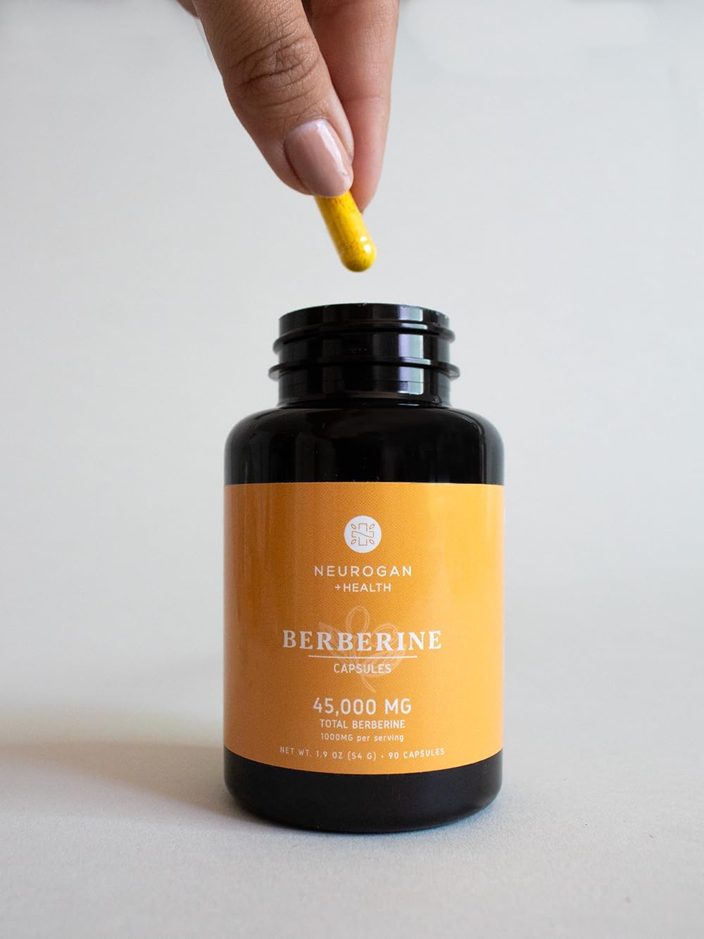 1000MG Neurogan Berberine HCI Capsules for Weight Management - 98% All-Natural Berberine Supplement, Bioavailable Formula | 45 Day Supply