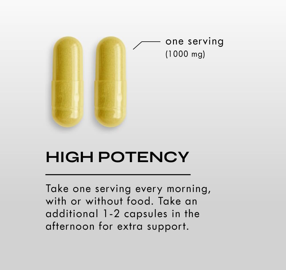 1000MG Neurogan Berberine HCI Capsules for Weight Management - 98% All-Natural Berberine Supplement, Bioavailable Formula | 45 Day Supply
