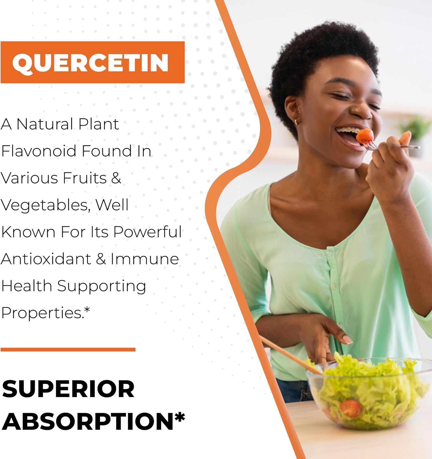 1000mg Quercetin & Bromelain Bioflavonoids Supplement for Immune Health | Sandhu's Quercetin Complex for Men & Women
