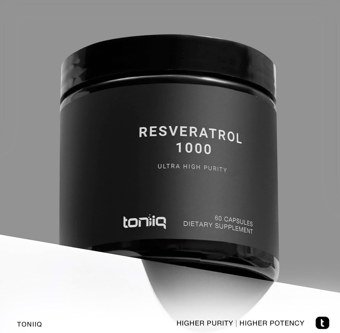 1000mg Trans Resveratrol Capsules - 98% Pure Polygonum Root Extract - Third-Party Tested for Potency - 60 Capsules