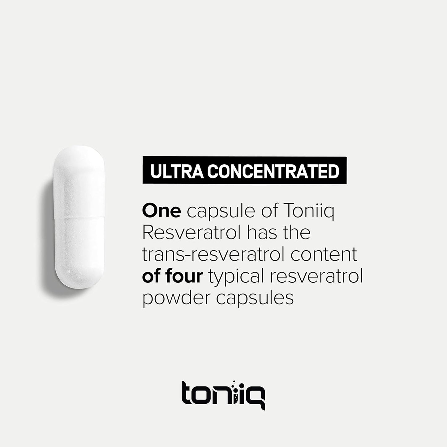1000mg Trans Resveratrol Capsules - 98% Pure Polygonum Root Extract - Third-Party Tested for Potency - 60 Capsules
