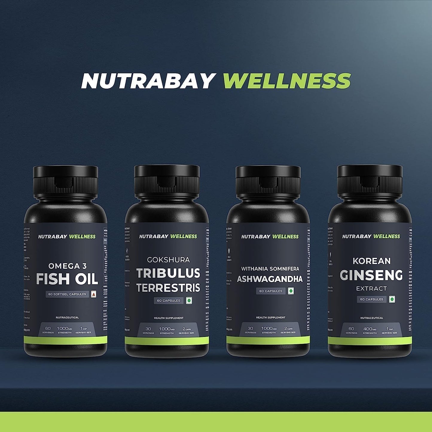 1000mg Tribulus Terrestris Capsules - Natural Energy and Performance Support for Muscle Growth - 60 Veg Caps