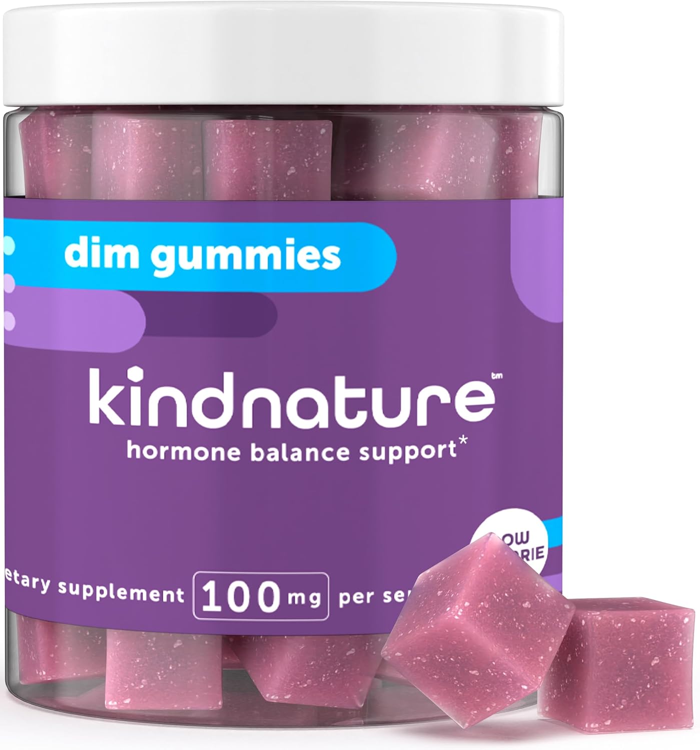 100mg DIM Gummies by Kind Nature - Natural DIM Supplement for Hormone Balance