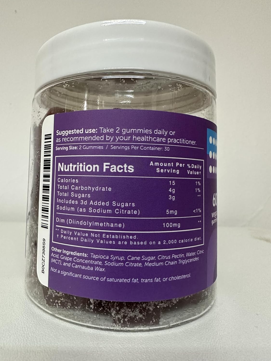 100mg DIM Gummies by Kind Nature - Natural DIM Supplement for Hormone Balance