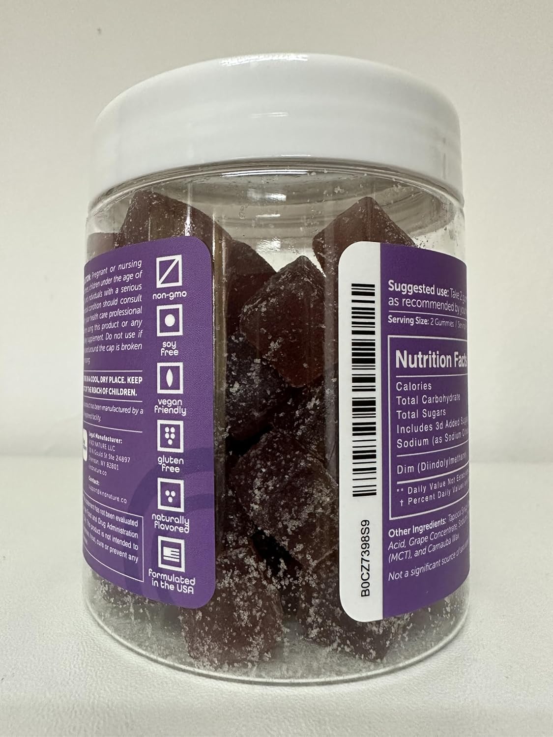 100mg DIM Gummies by Kind Nature - Natural DIM Supplement for Hormone Balance