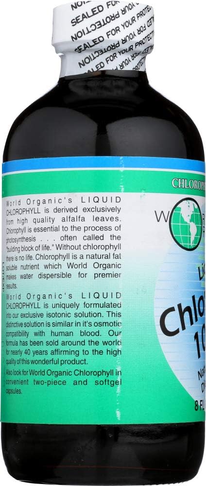 100mg World Organic Chlorophyll Supplement for Detox and Energy Boost