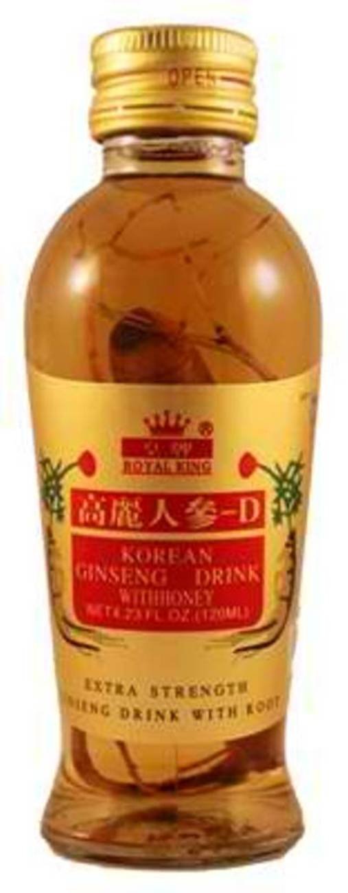 10ct Royal King Ginseng Honey Drink with Root - Boost Energy and Immunity with Natural Ingredients