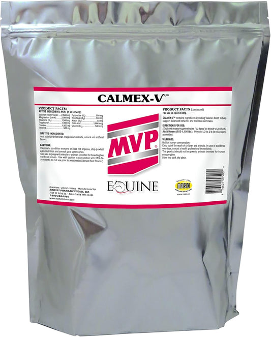 10lb Calmex-V MVP Calming Support Supplement for Horses - Natural Stress Relief Formula