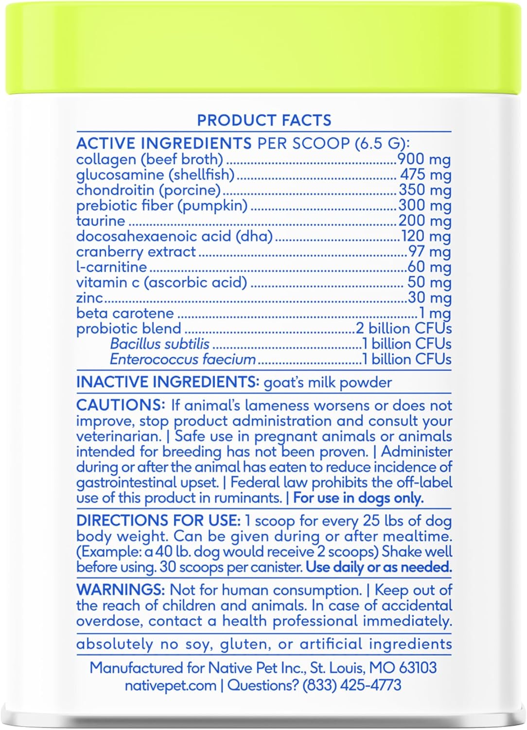11-in-1 Multivitamin Dog Supplement Powder - 30 Scoops with 21 Vitamins & Nutrients - Pet Health Essentials