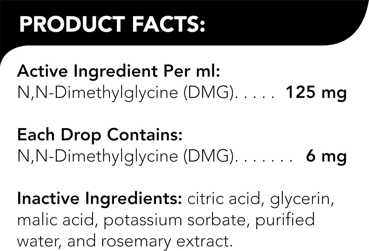 114ml VetriScience Vetri DMG Liquid Drop for Dogs and Cats - Immune Support Supplement