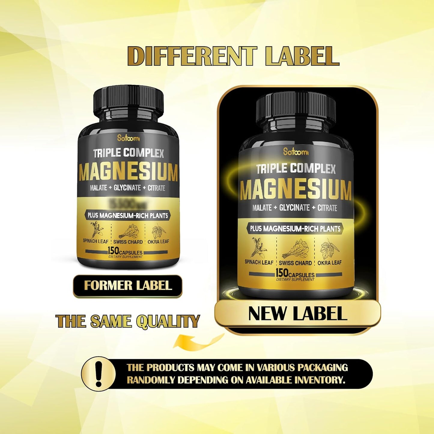 11in1 Magnesium Complex Capsules - 15500 mg - Muscle, Joint, Heart & Digestive Support - 150 Count