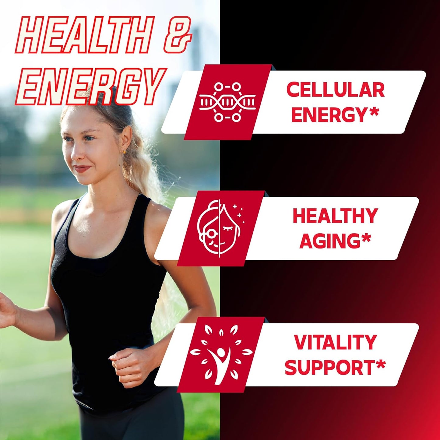 11in1 NAD+ Supplement with Liposomal NR, Quercetin, Resveratrol - Cellular Energy & Repair, Healthy Aging - 2 Month Supply
