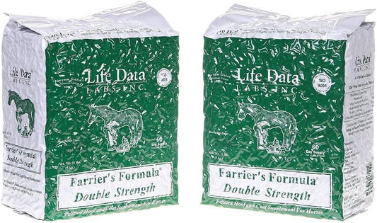 11LB SATOHA LIFE DATA LABS Farrier's Formula 2X Strength Bundle - Improve Hoof Health and Strength
