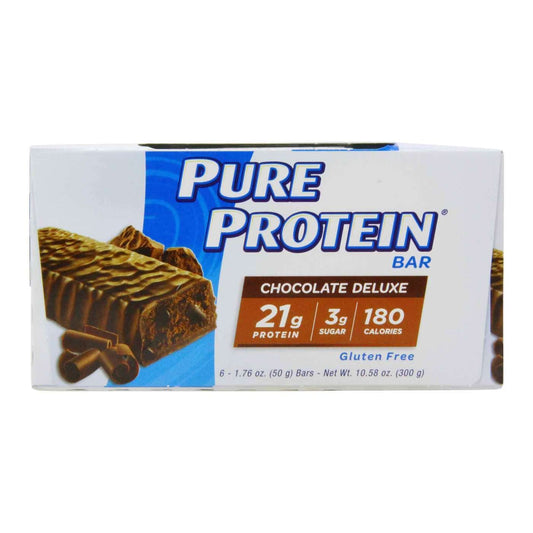 12 Count Pure Protein Chocolate Deluxe Bars - 50 Gram Each