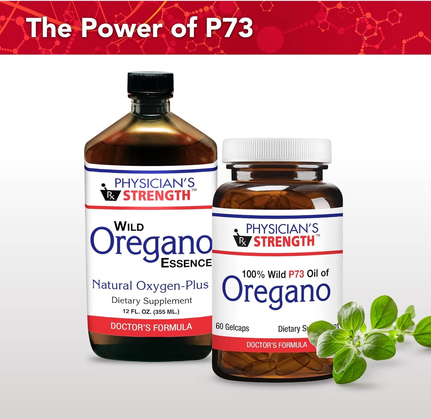 12 fl oz Physician's Strength Wild Oregano Essence Hydrosol - Supports Oxygen Levels - Non-GMO & Chemical Free - 12 Servings