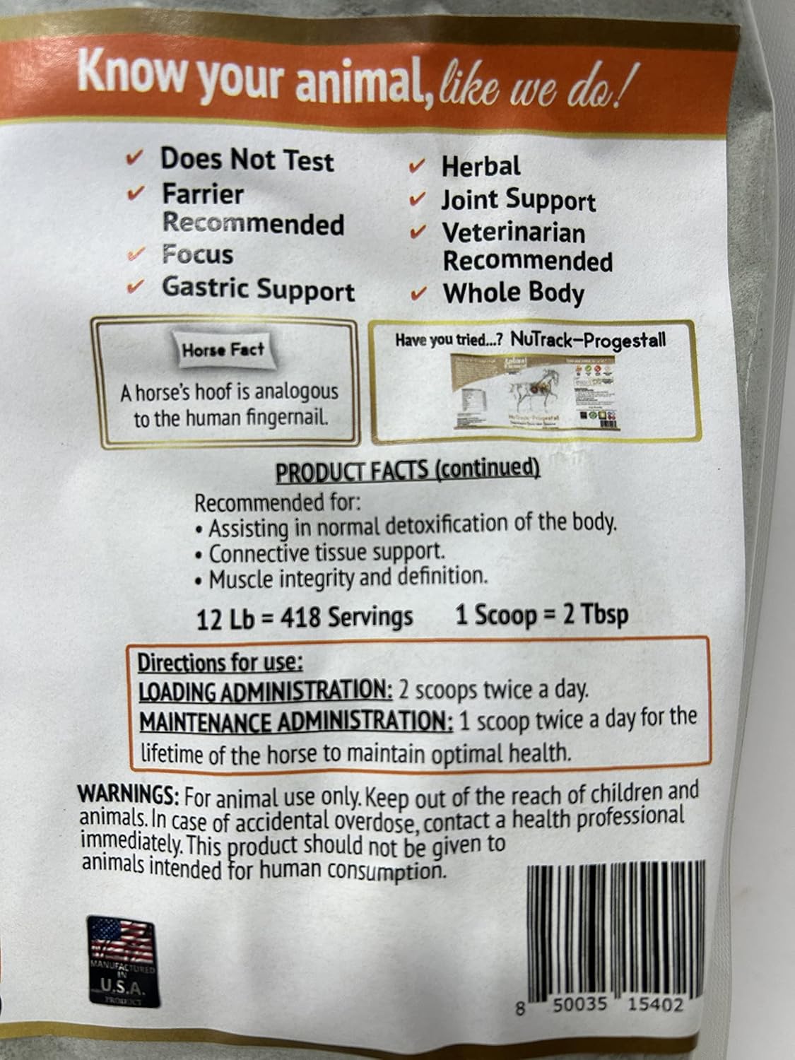 12 lb Animal Element Foundation Daily Detox for Optimal Health and Wellness