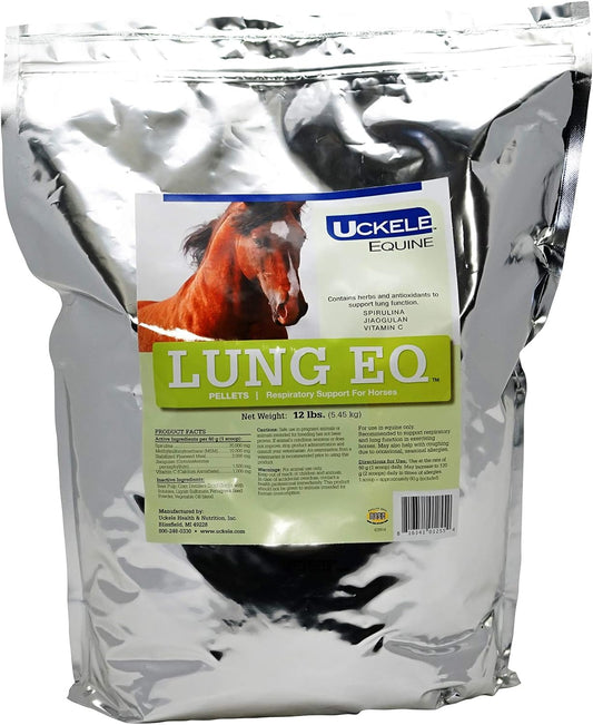 12 lb Uckele Lung EQ Equine Respiratory Support Horse Supplement
