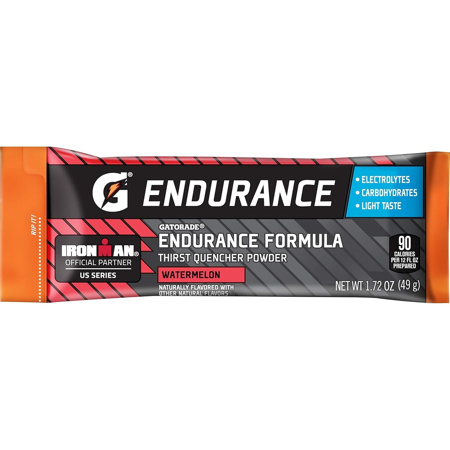 12-Pack Gatorade Endurance Powder, Watermelon Flavor with Electrolytes - 1.72 Ounce