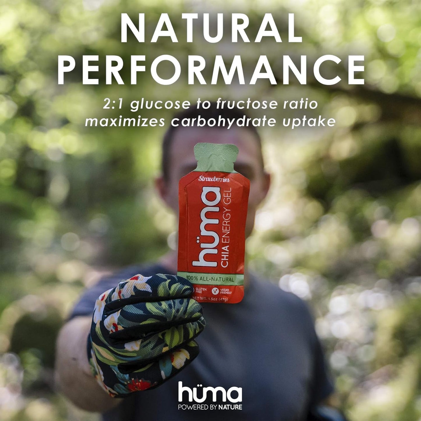 12 Pack Huma Chia Energy Gel Variety - Endurance Exercise Fuel with Stomach-Friendly Real Food Energy Boosters