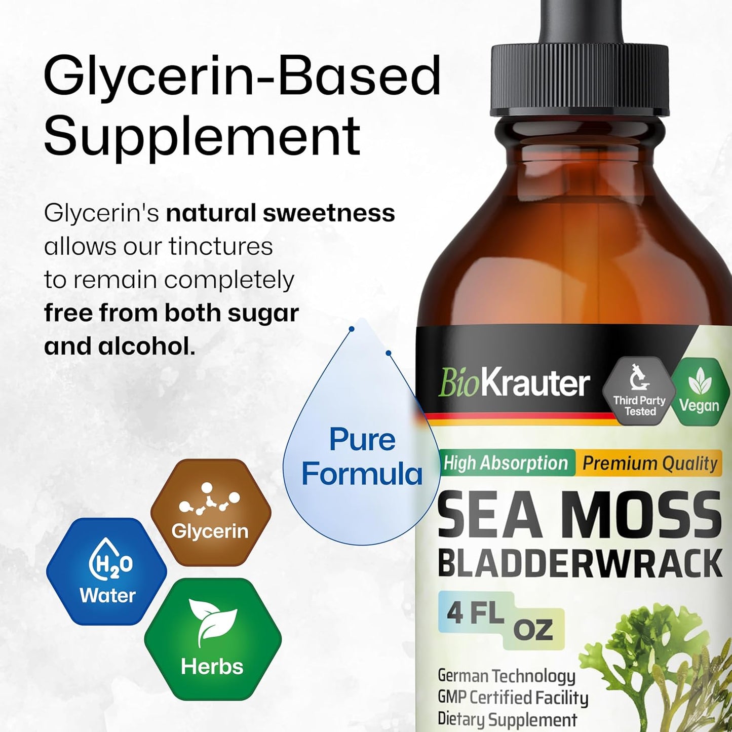 12-Pack Mushroom and Sea Moss Tincture Bundle - 4 Fl. Oz. Each