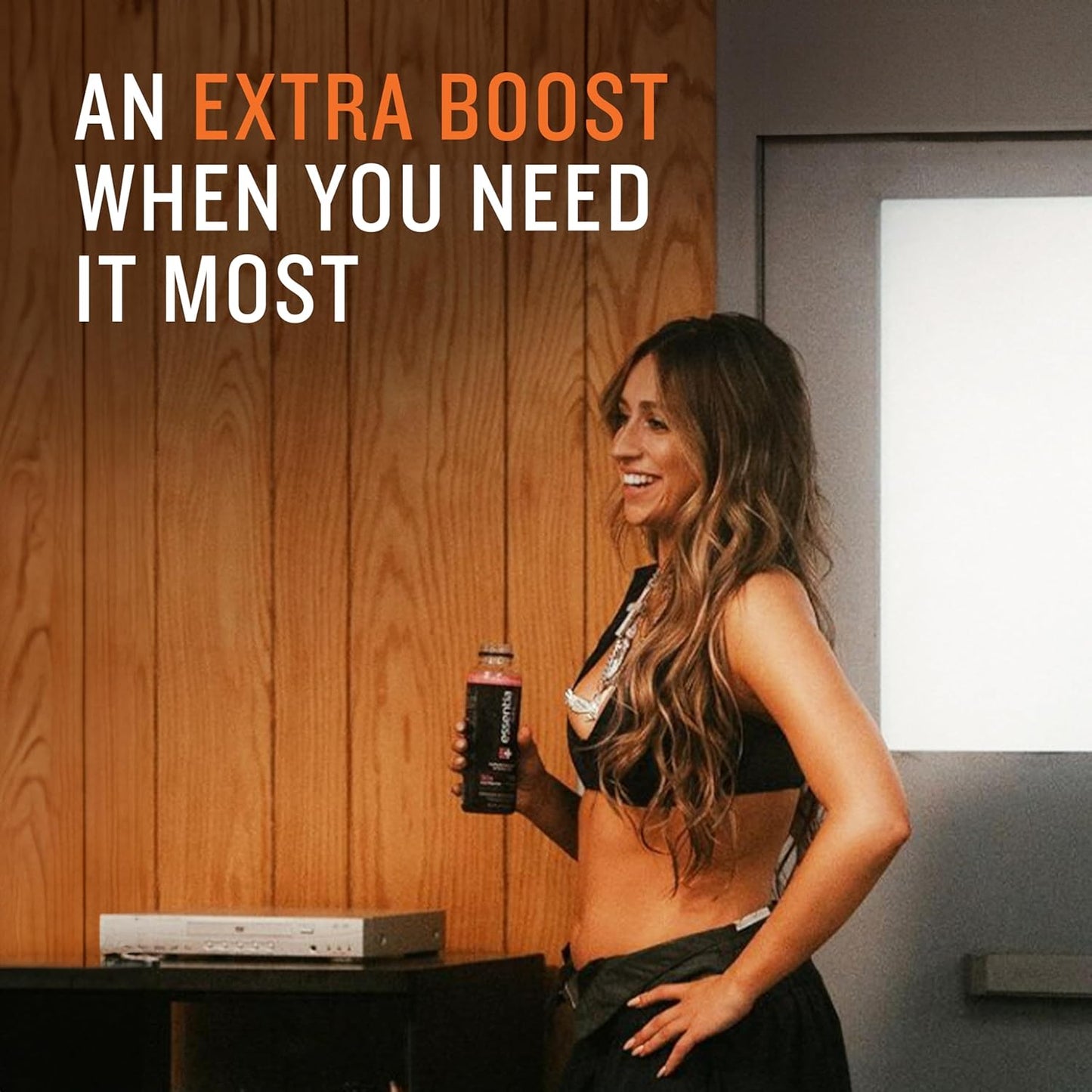 12 Pack of Essentia Hydroboost Peach Mango Enhanced Bottled Water - 15.2 fl. oz. (450 mL) - Hydrolyte Blend with B-Complex Vitamins and Electrolytes - Clean Taste & Supercharged Hydration