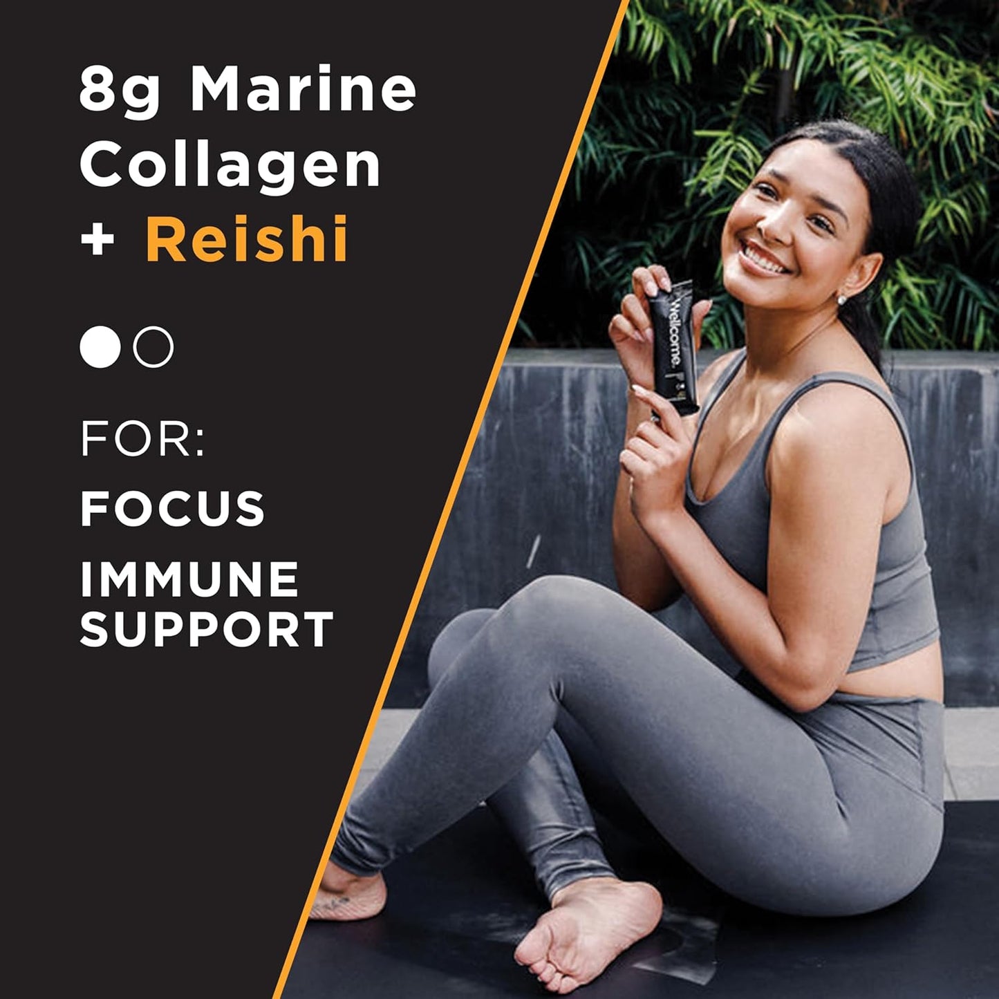 12 Pack Salted Caramel Marine Collagen Protein Bar with Reishi Mushroom - Adaptogenic Snack for Energy and Immune Support - Dairy Free Functional Health Bar