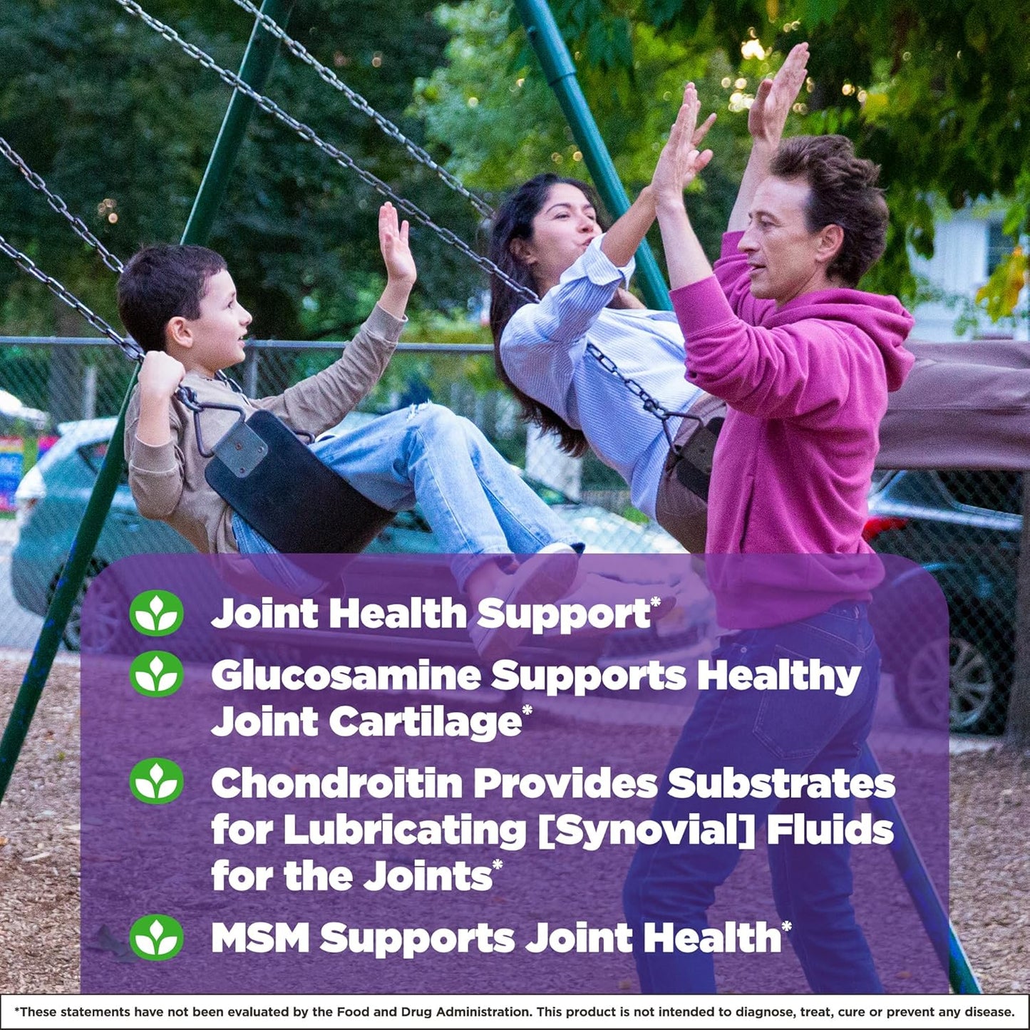 12 Packs of Natrol Glucosamine Chondroitin and MSM Tablets, 150-Count