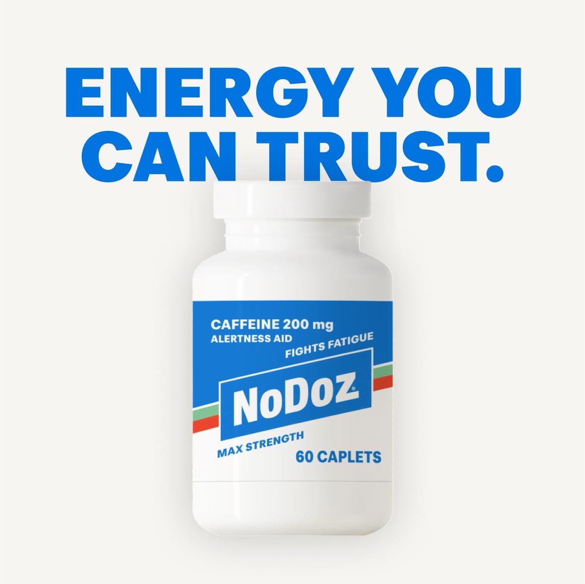 120 Caplets of NoDoz Maximum Strength 200mg Caffeine Pills