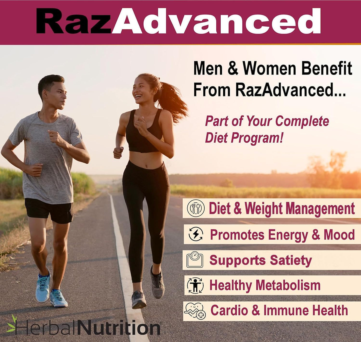 120 Capsules Herbal Nutrition Raspberry Ketones Complex Bundle - 2400mg Per Serving, Includes African Mango, Apple Cider Vinegar, Green Tea, Resveratrol, Acai Fruit, Kelp, and Grapefruit - Diet & Weight Management Supplement Pack