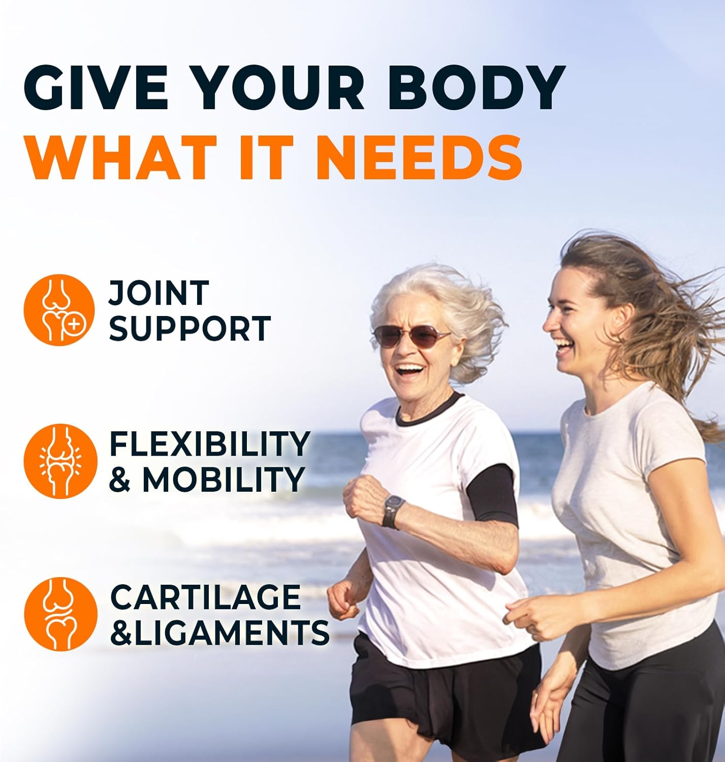 120 Capsules Joint Support Supplement with Turmeric Curcumin, Glucosamine, and Chondroitin - Pain Relief and Mobility Support