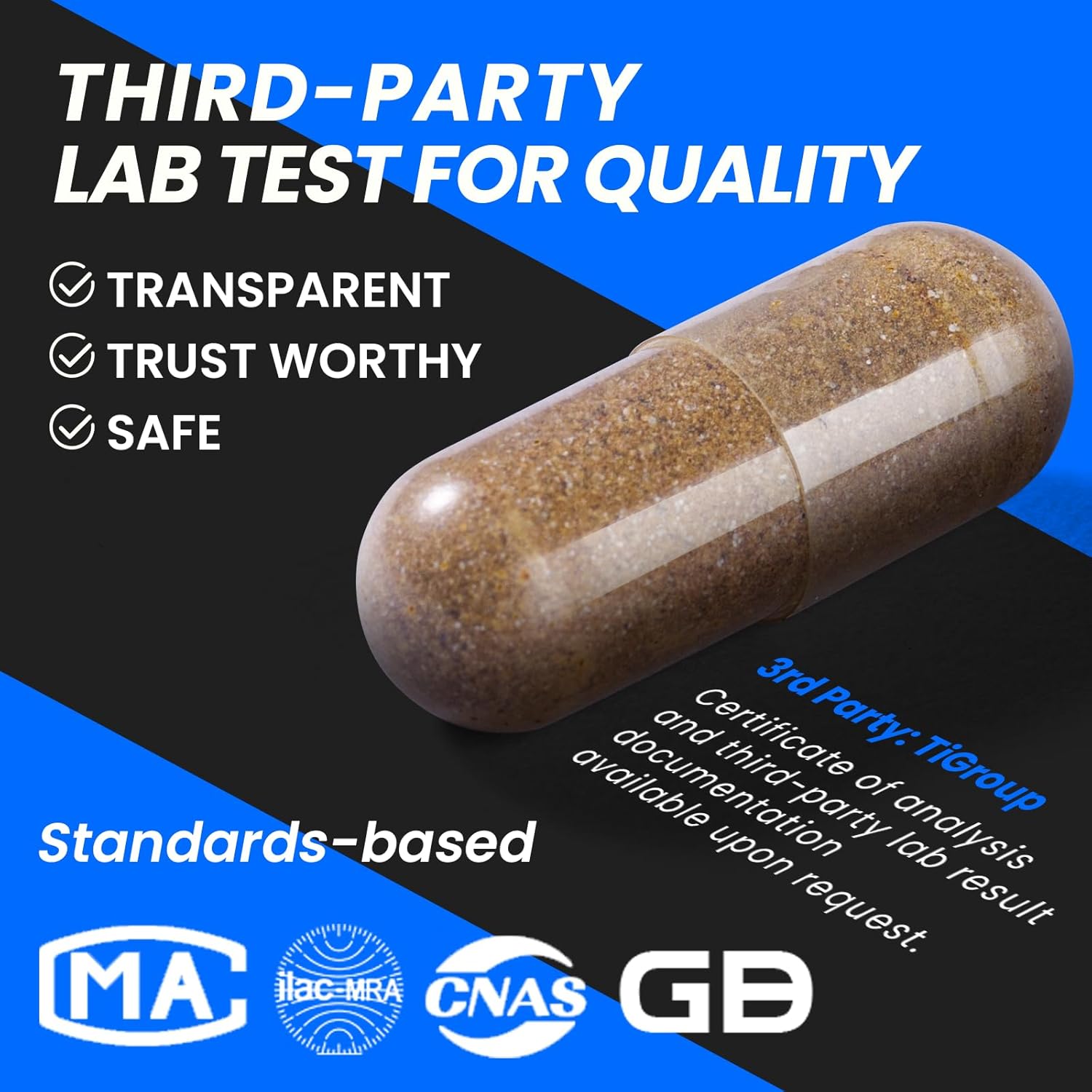 120 Capsules Lion's Mane Mushroom Blend with Bacopa Monnieri for Memory, Focus, Brain Support - 10 in 1 Supplement