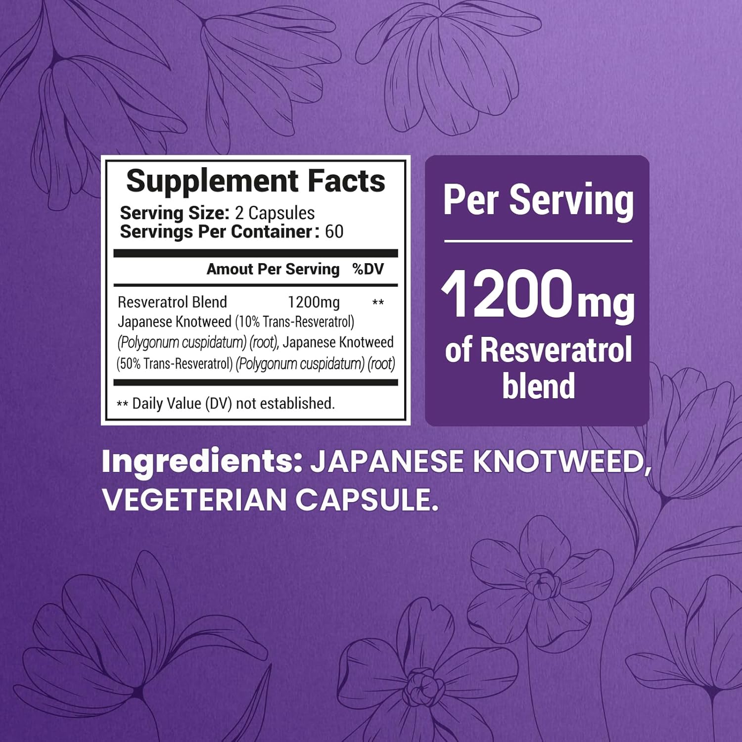 120 Capsules MAX FIT Resveratrol Supplement with High Bioavailability - Immune Support, Cardio Health, Anti-Aging Antioxidant Formula for Overall Wellness