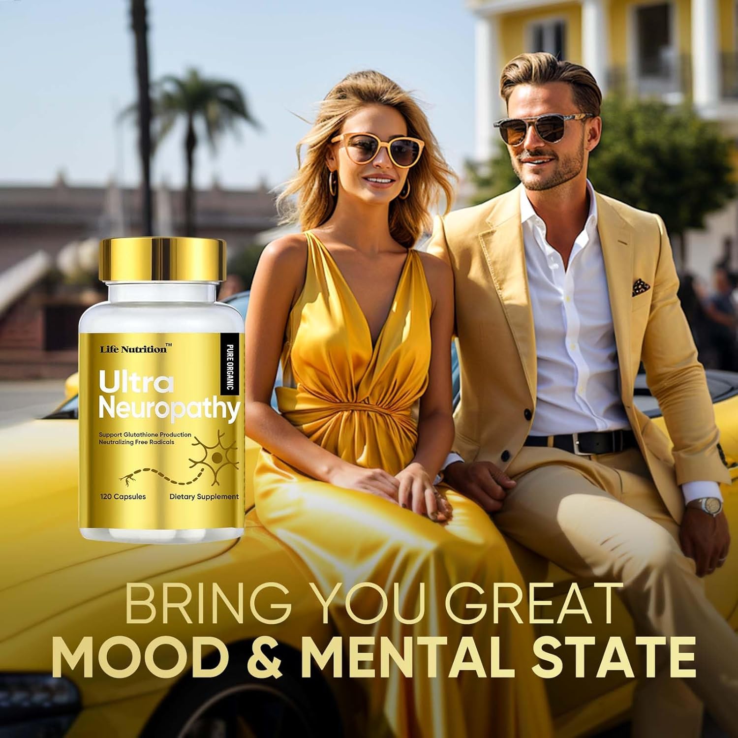 120 Capsules Neuropathy Support Supplement with Alpha Lipoic Acid - Nerve Savior for Peripheral Relief