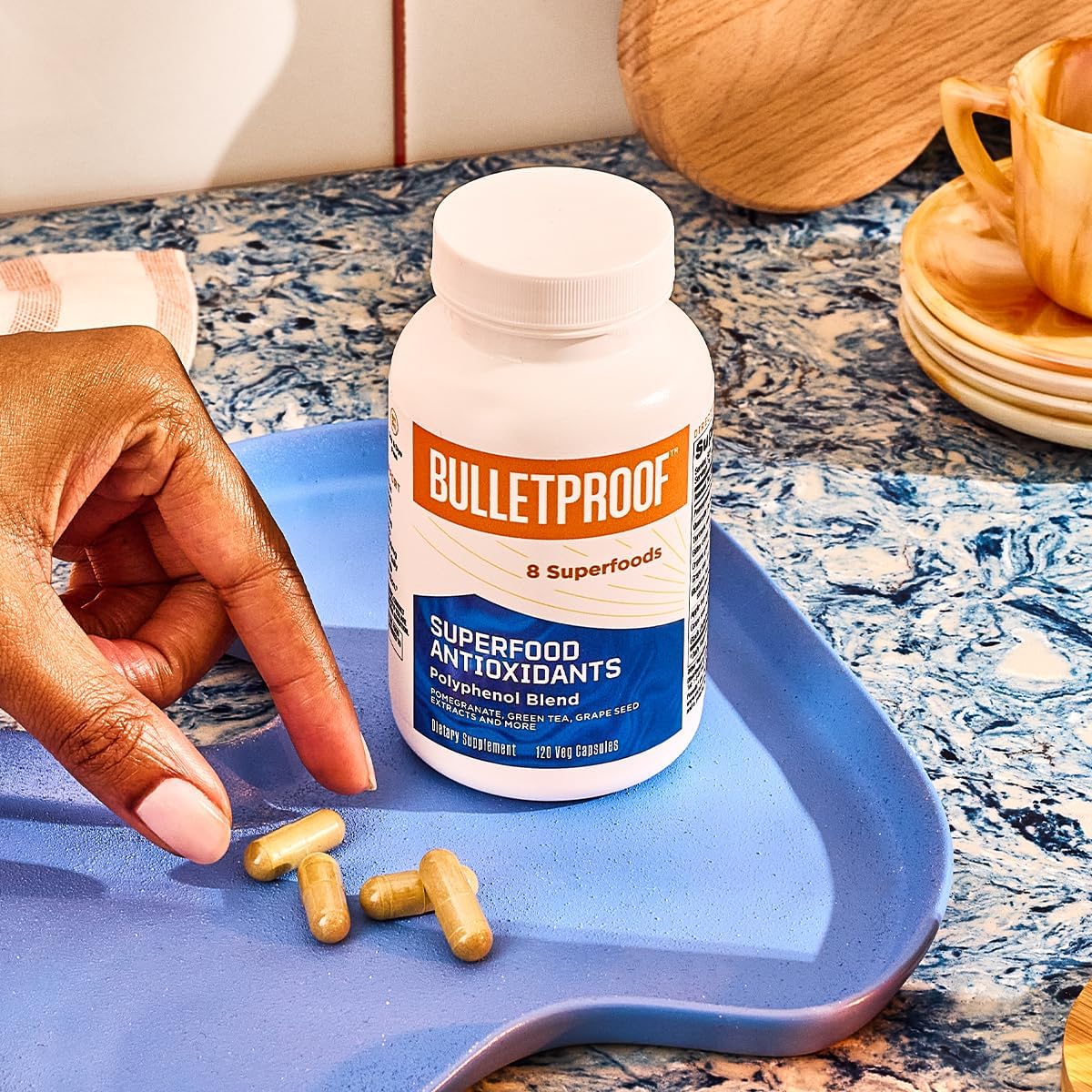 120 Capsules of Bulletproof Superfood Antioxidants to Fight Free-Radicals and Support Healthy Aging