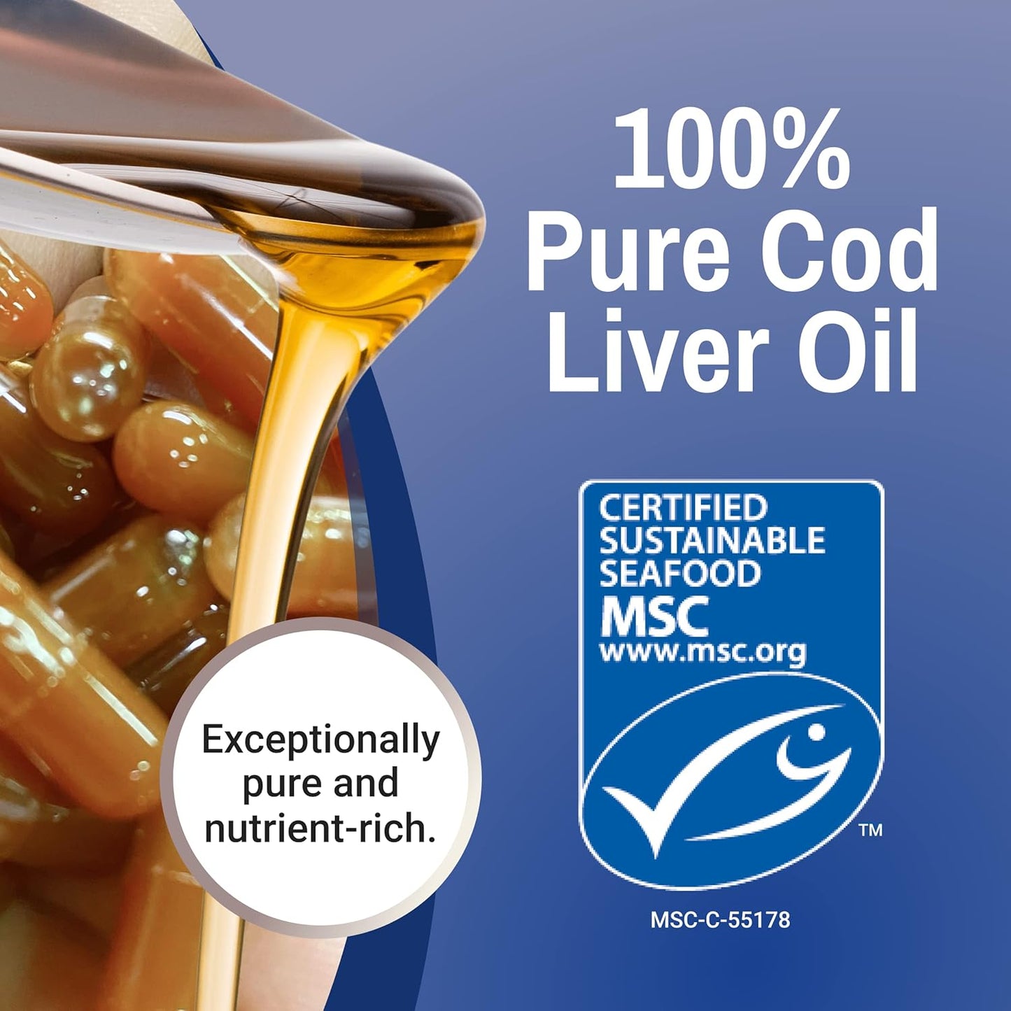 120 Capsules of Green Pasture Fermented Cod Liver Oil in Orange Flavor for Nutritional Support