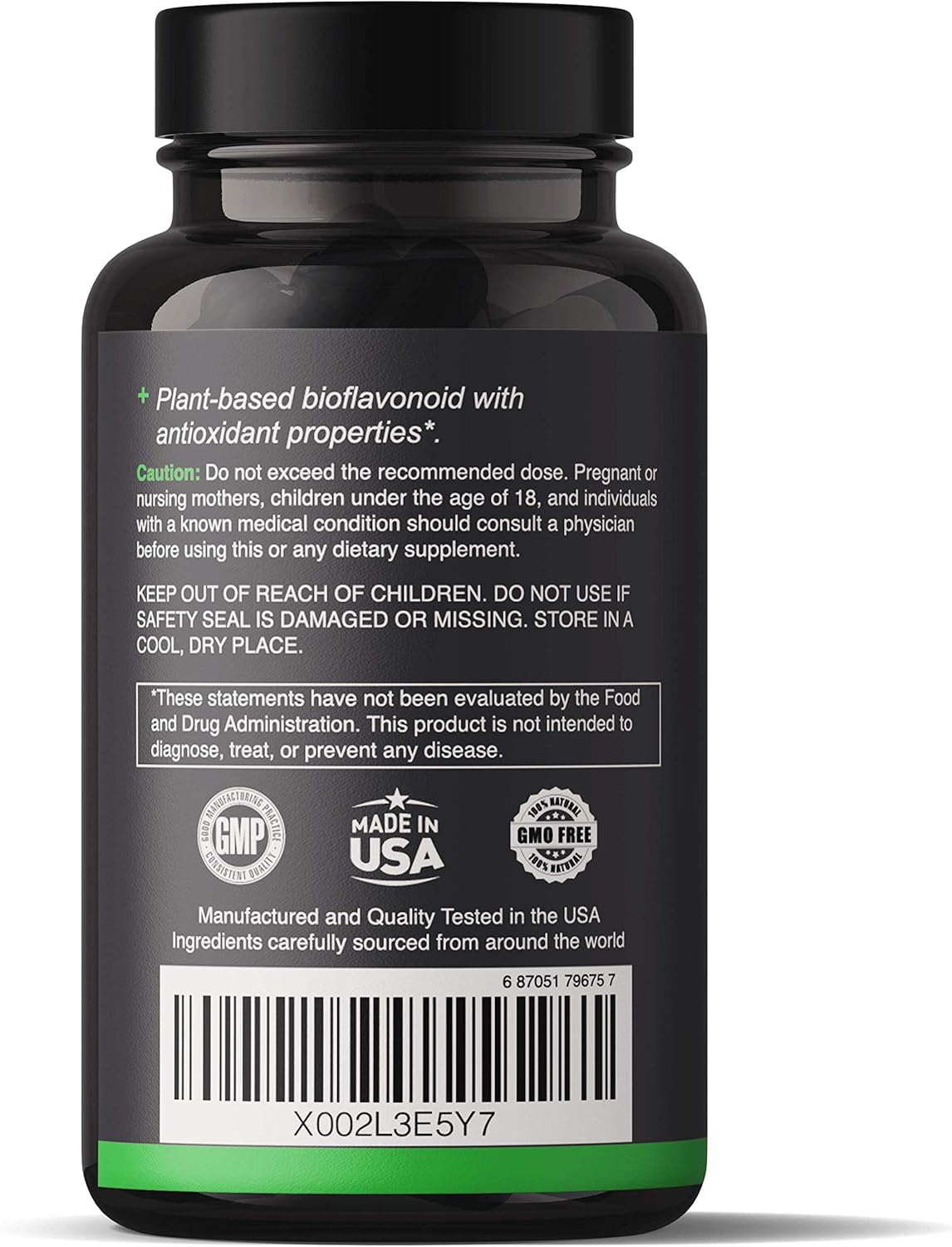 120 Capsules of Natgrown Quercetin and Bromelain Supplement Complex for Enhanced Health