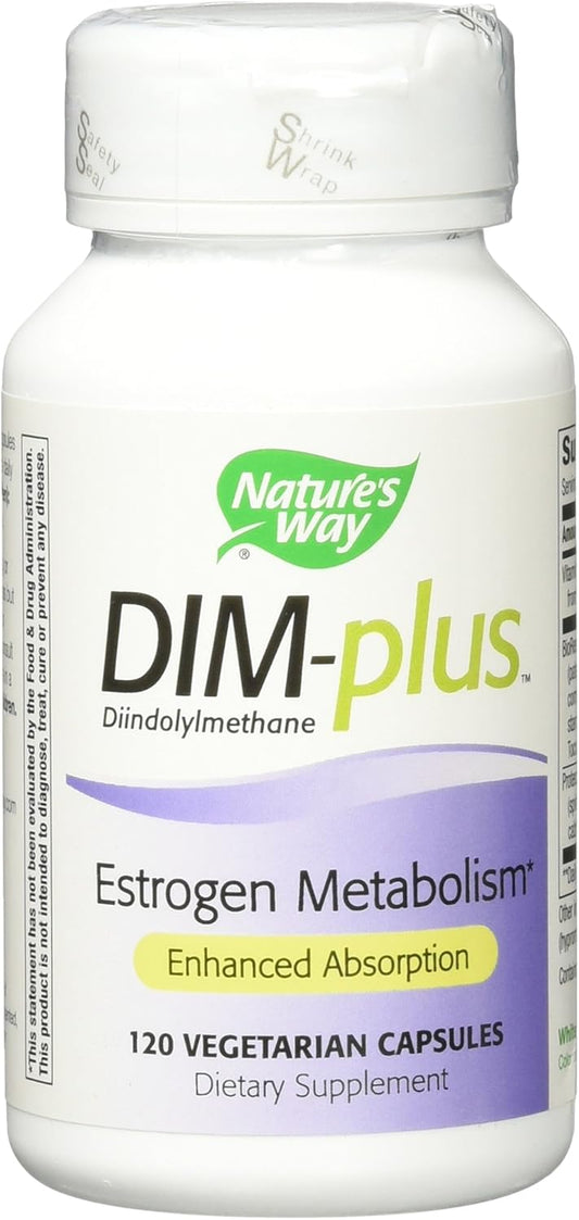 120 Capsules of Nature's Way DIM-plus for Supporting Estrogen Metabolism